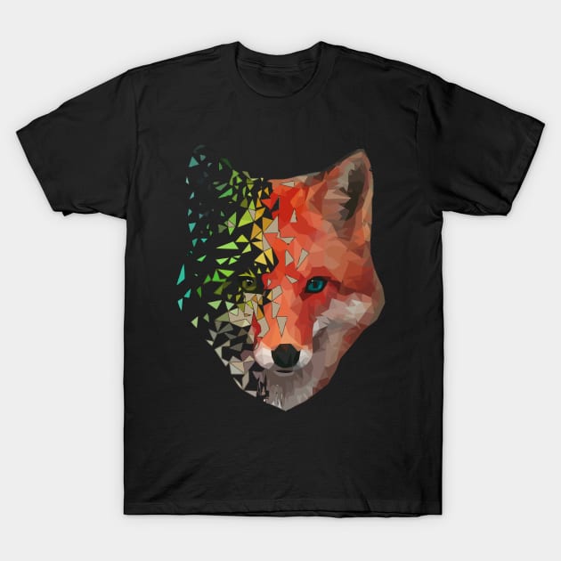 The Head Wolf T-Shirt by kama